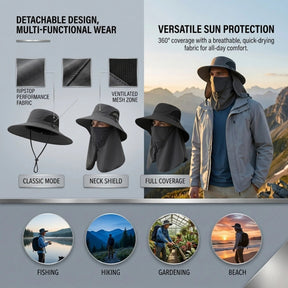 CatchSafe – All Weather Fishing Face Cover & Neck Guard