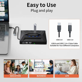 DiscMate – Retro-Style Portable CD/DVD Burner