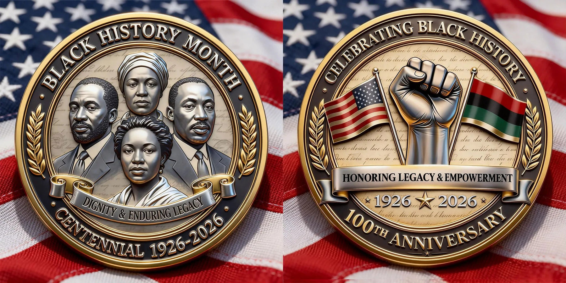 Black History Month Centennial Commemorative Coin (1926–2026)