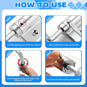 HingeGuard – Automatic Door Self-Closing Hinge