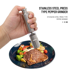 GrindMaster – Stainless Steel Salt And Pepper Grinder