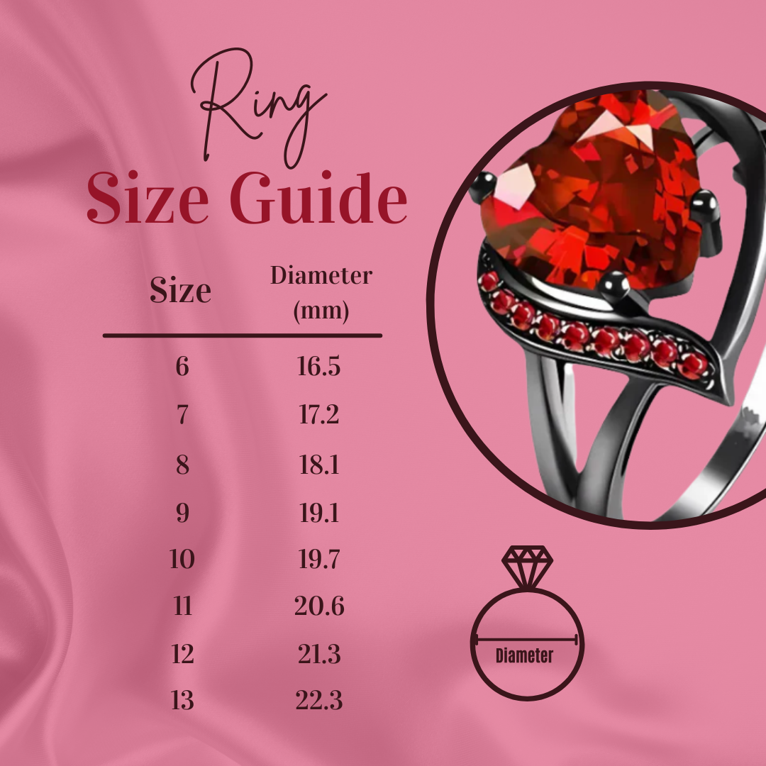 EternaBond – Celtic Dragon & Red Heart Couple Rings Set