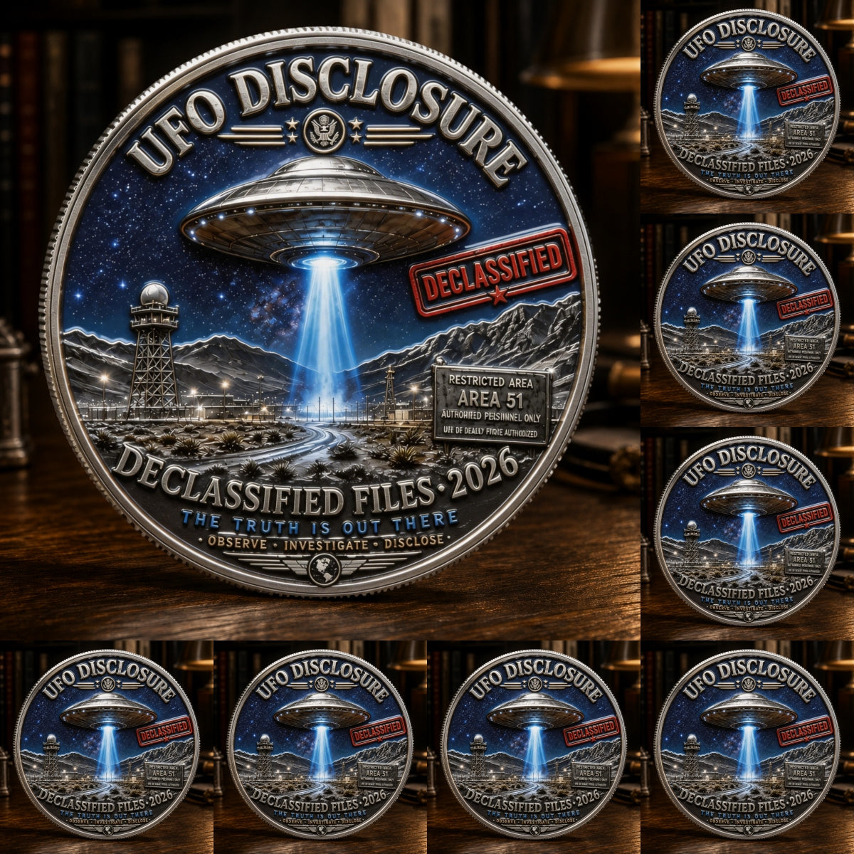 CosmicTruth - UFO Disclosure 2026 Commemorative Coin