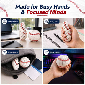 GripBall – Baseball Fidget Stress Relief Toy