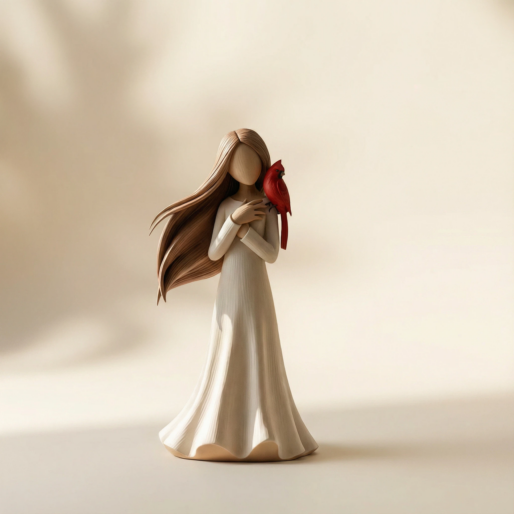 Cardinal Remembrance Love and Serenity Figurine