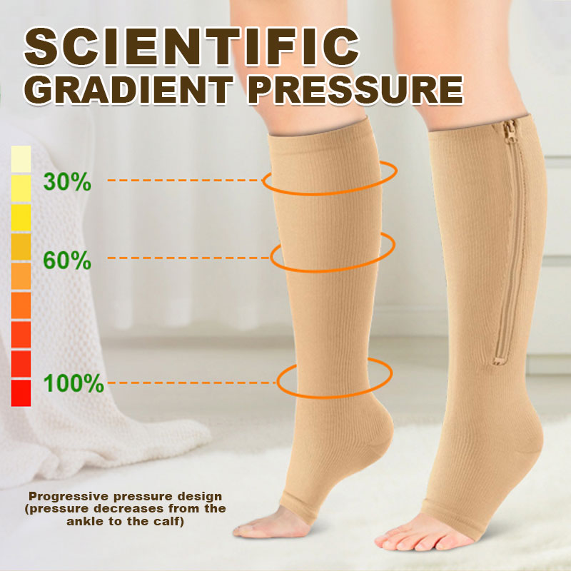 ZipFit – Sports Zipper Compression Socks