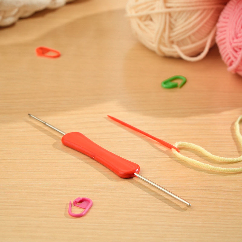 CozyBloom – Hand-Knitted Rose Blanket DIY Kit