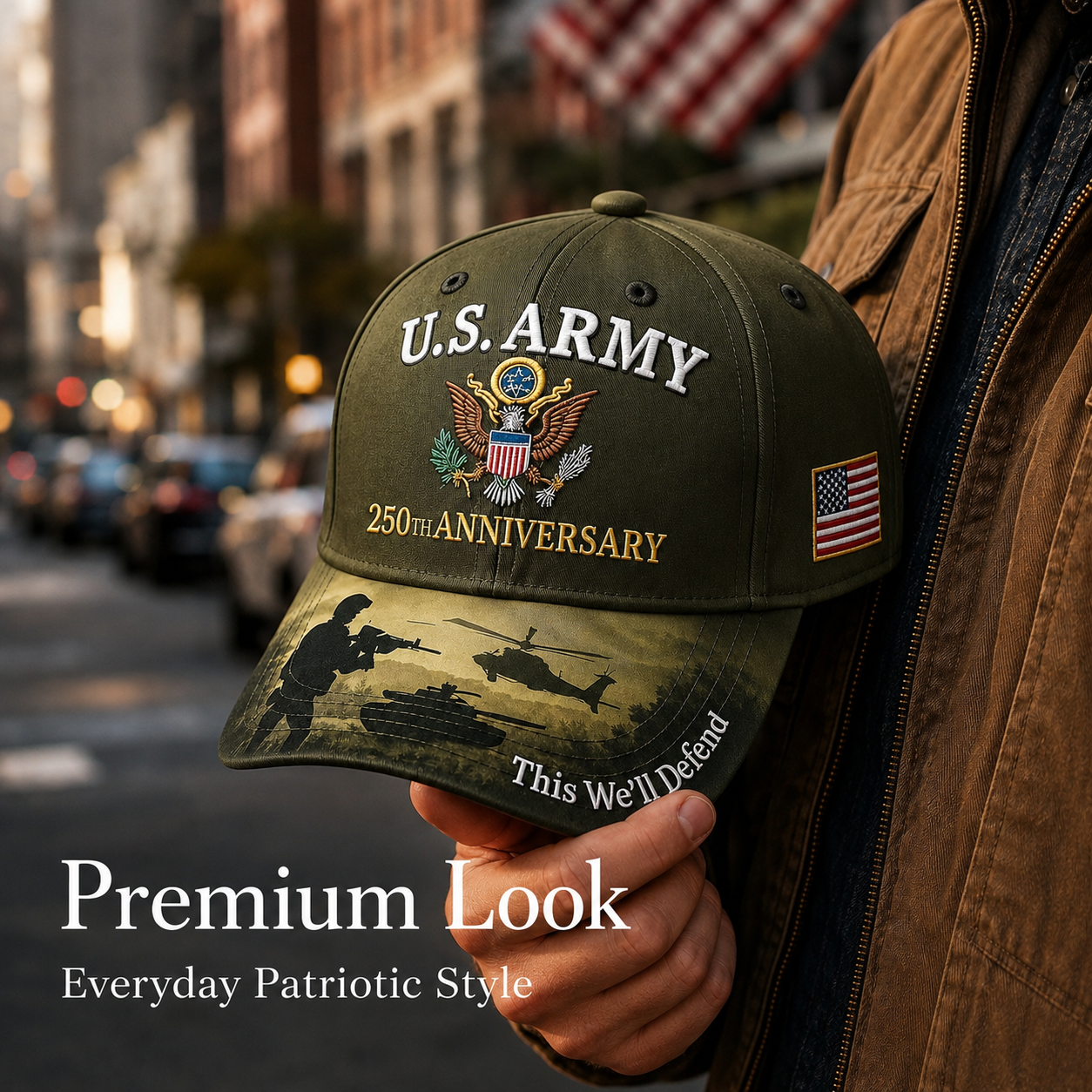 HonorStitch - 250 Years Army Anniversary Cap
