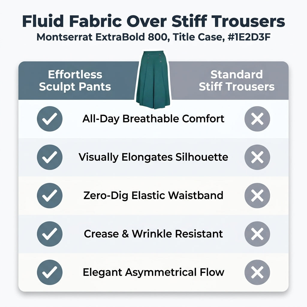 BelleFlow – Flattering Wide Leg Comfort Trousers