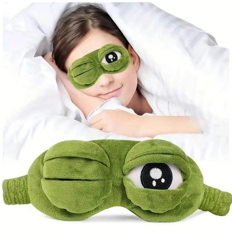 FroggyNap – Funny 3D Frog Sleep Mask