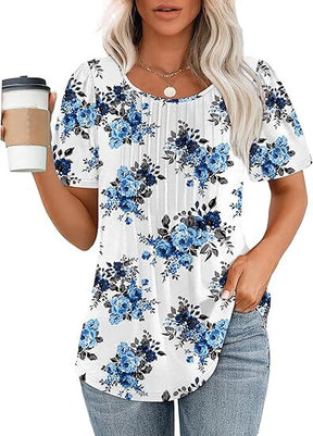 SoftMuse – Casual Dressy Summer Blouse