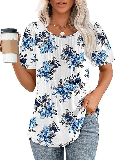 SoftMuse – Casual Dressy Summer Blouse