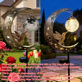 MoonFeather – Hummingbird Solar Garden Stake Light