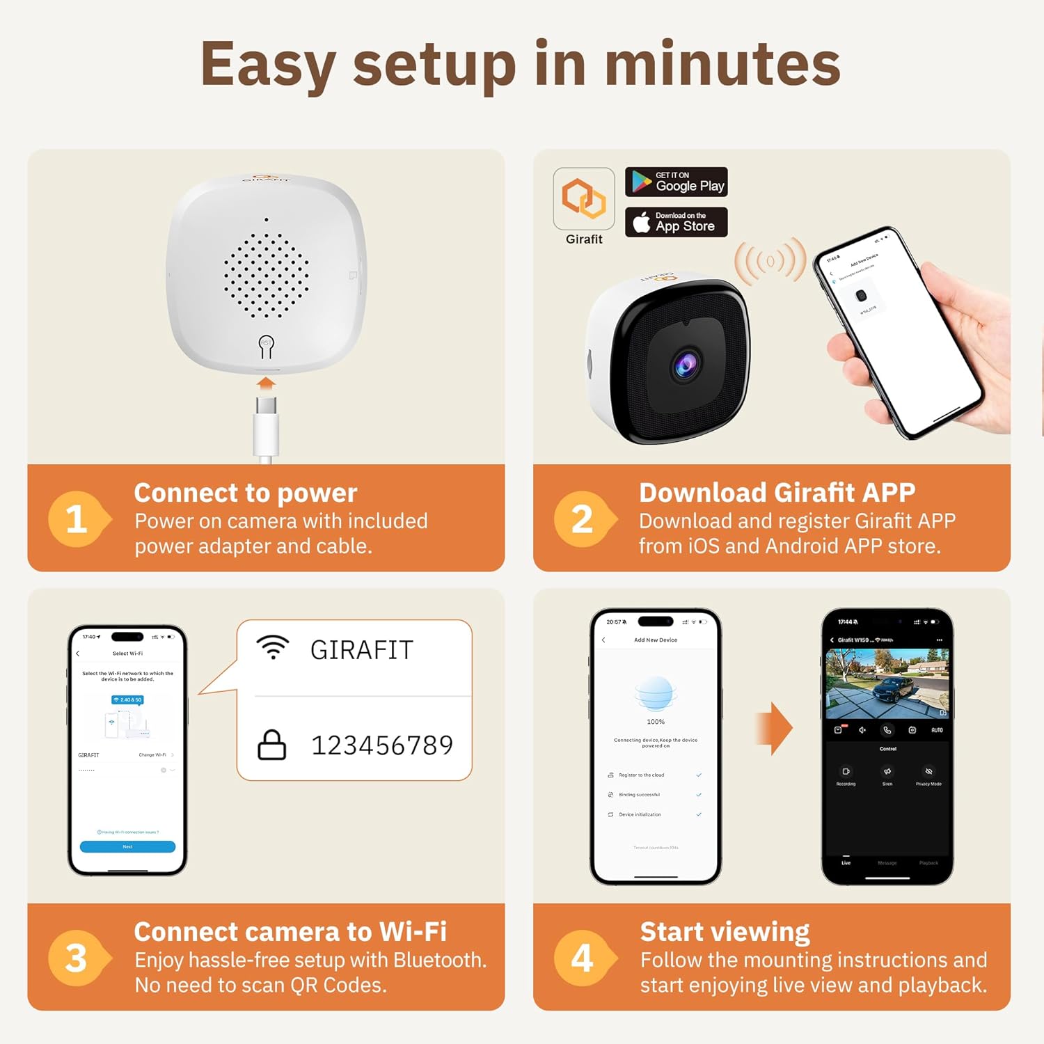 ClearGuard – Ultra HD 2K Smart Security Camera