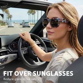 VisionGuard - UV400 Over-Glasses Polarized Sunglasses