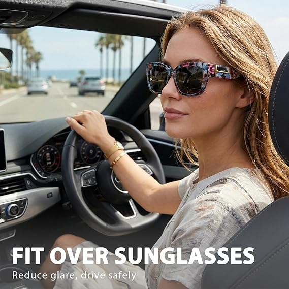 VisionGuard - UV400 Over-Glasses Polarized Sunglasses