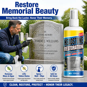 StoneRevive – Headstone Restoration Cleaning Spray