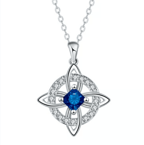 Hecatea – Witch’s Knot Birthstone Necklace