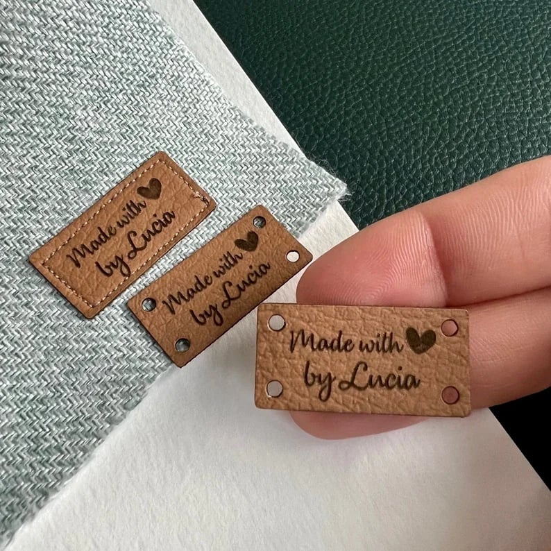 AuraStitch – Premium Faux Leather Labels & Tags