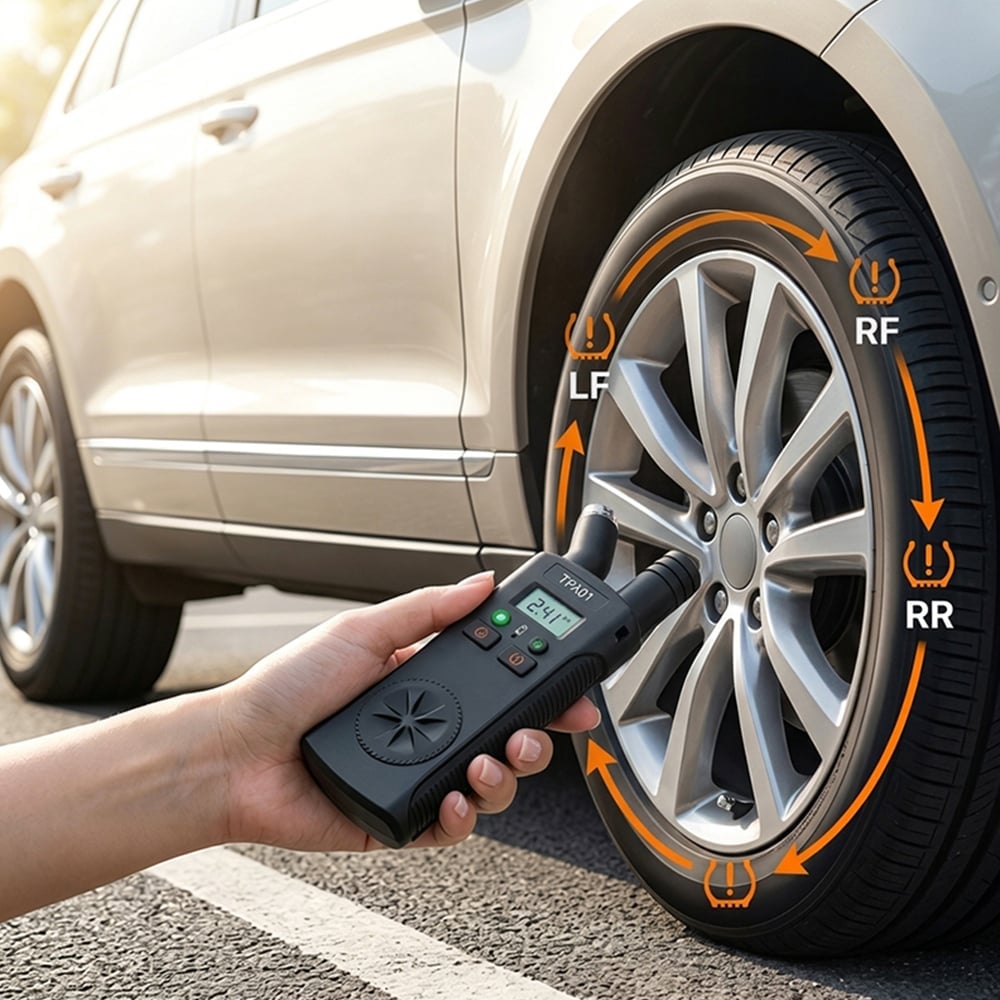 PressuraTech – Smart Tire Pressure Reset Device
