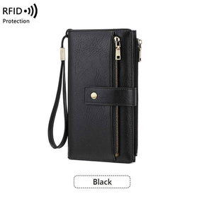 LumeFold – Multi-Compartment Compact Wallet