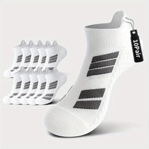 StrideGuard - No-Show Athletic Socks with Arch & Heel Support