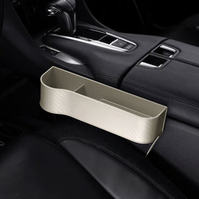 DriveMate – Multi Pocket Leather Car Seat Storage Organizer