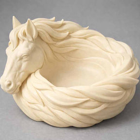 GoldenMane – Elegant Horse Bowl