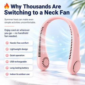 AeroBreeze – Lightweight Neck Air Cooler