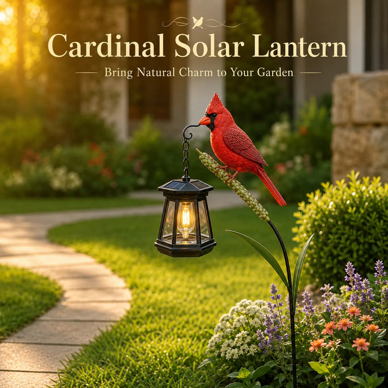 SunNest – Cardinal Solar Outdoor Light