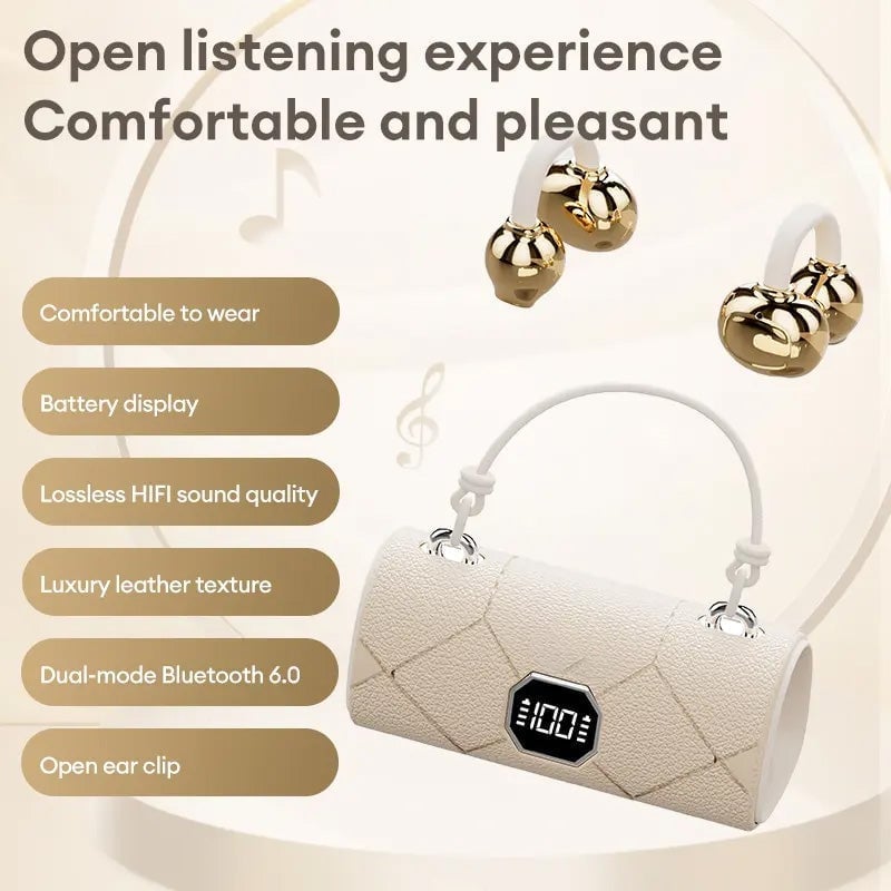 AuraClip – Fashion Clip-On Headphones Secure Fit