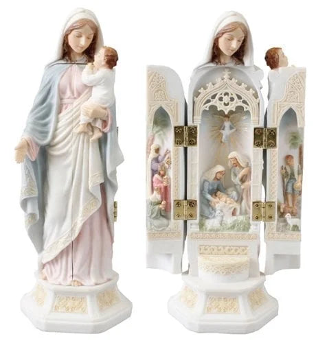 Celestial Birth - Renaissance Nativity Triptych