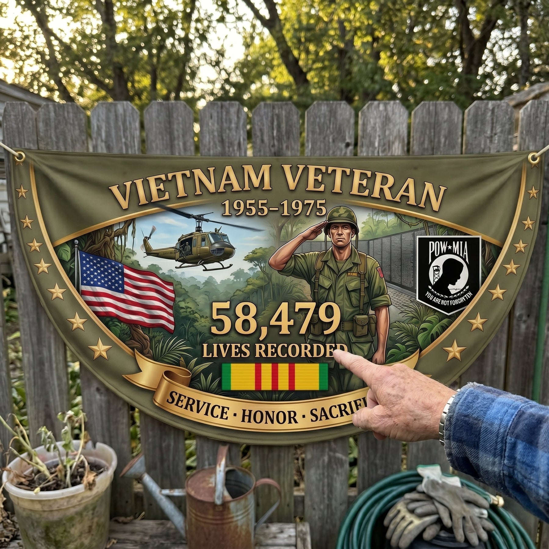 FreedomEcho – Vietnam Veteran Tribute Banner