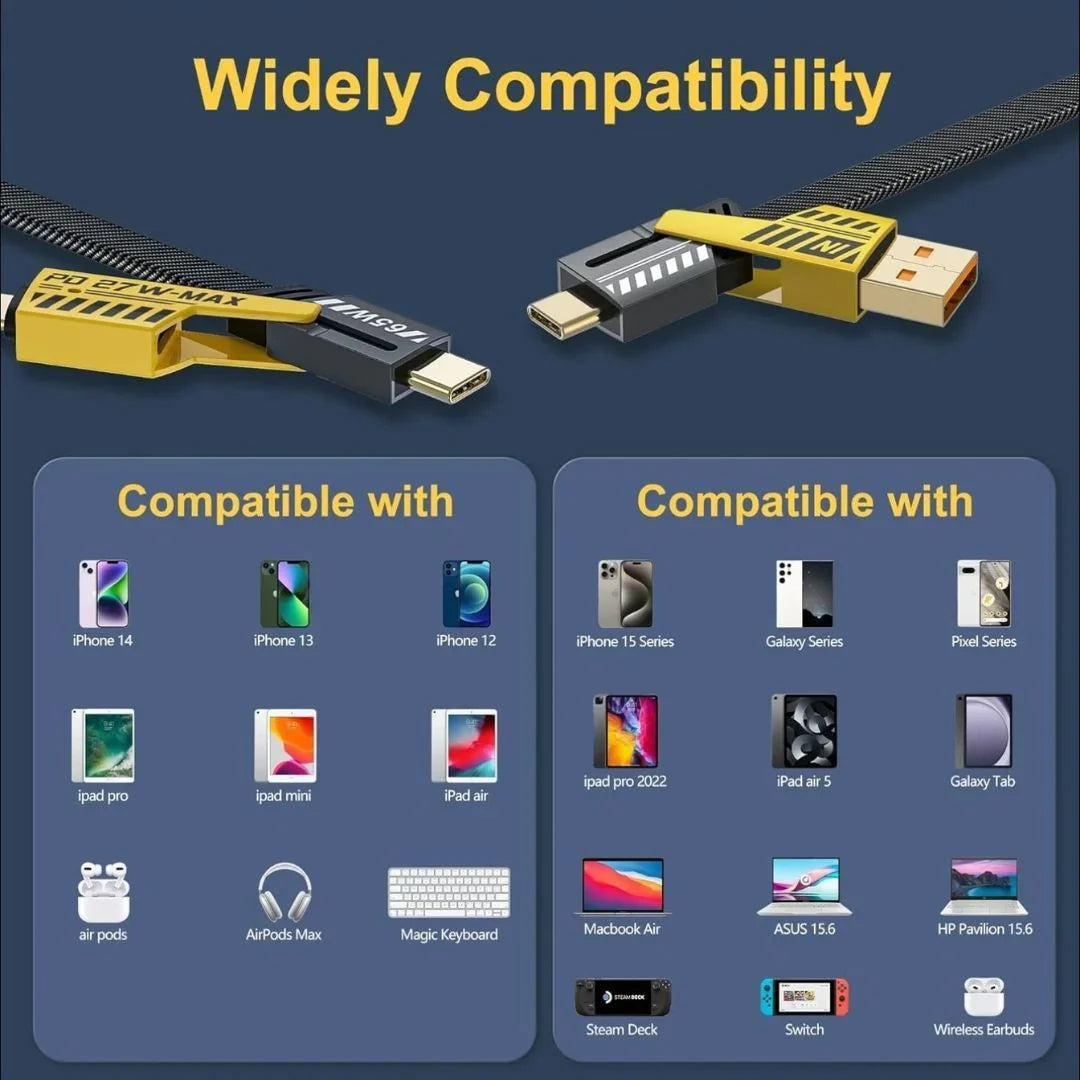 VoltLink – 4-in-1 Fast Charging Cable