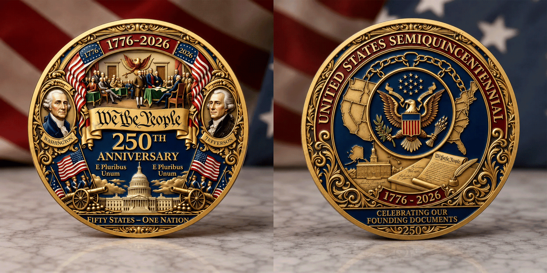 LibertyLegacy – 250th Anniversary Challenge Coin