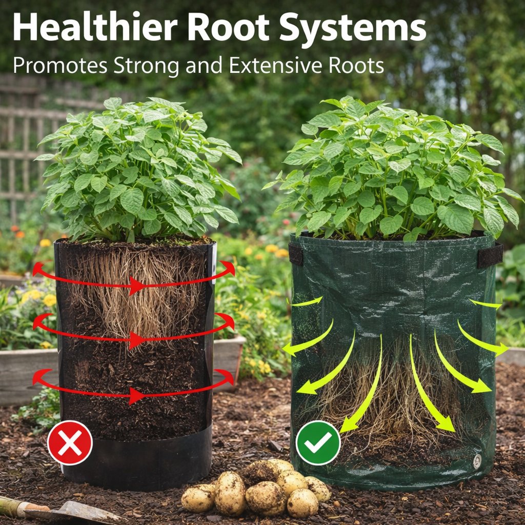 GrowFlex – Gallon Garden Cloth Planting Bags