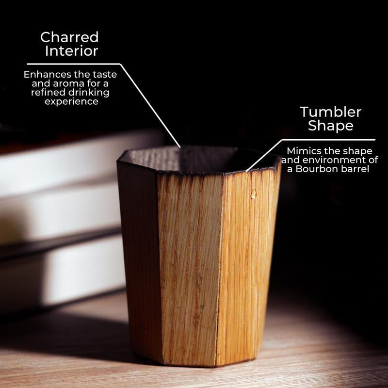 BourbonCraft – White Oak Whiskey Cup