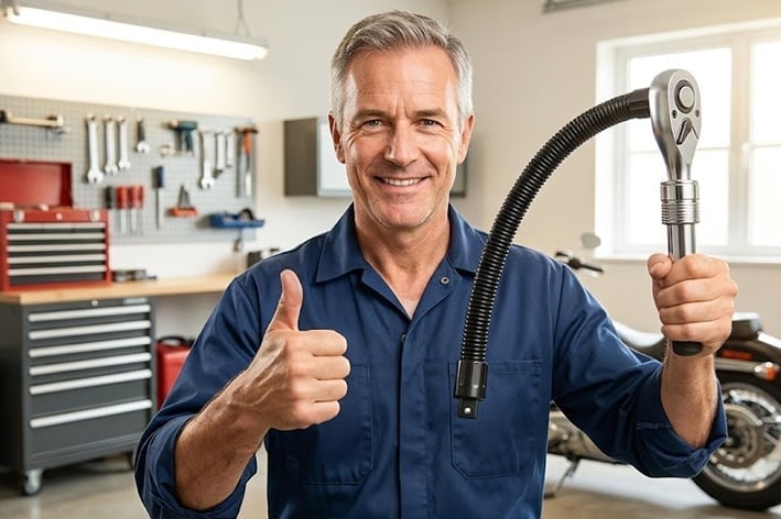 TorqueFlex – Bendable Drill Extension Tool