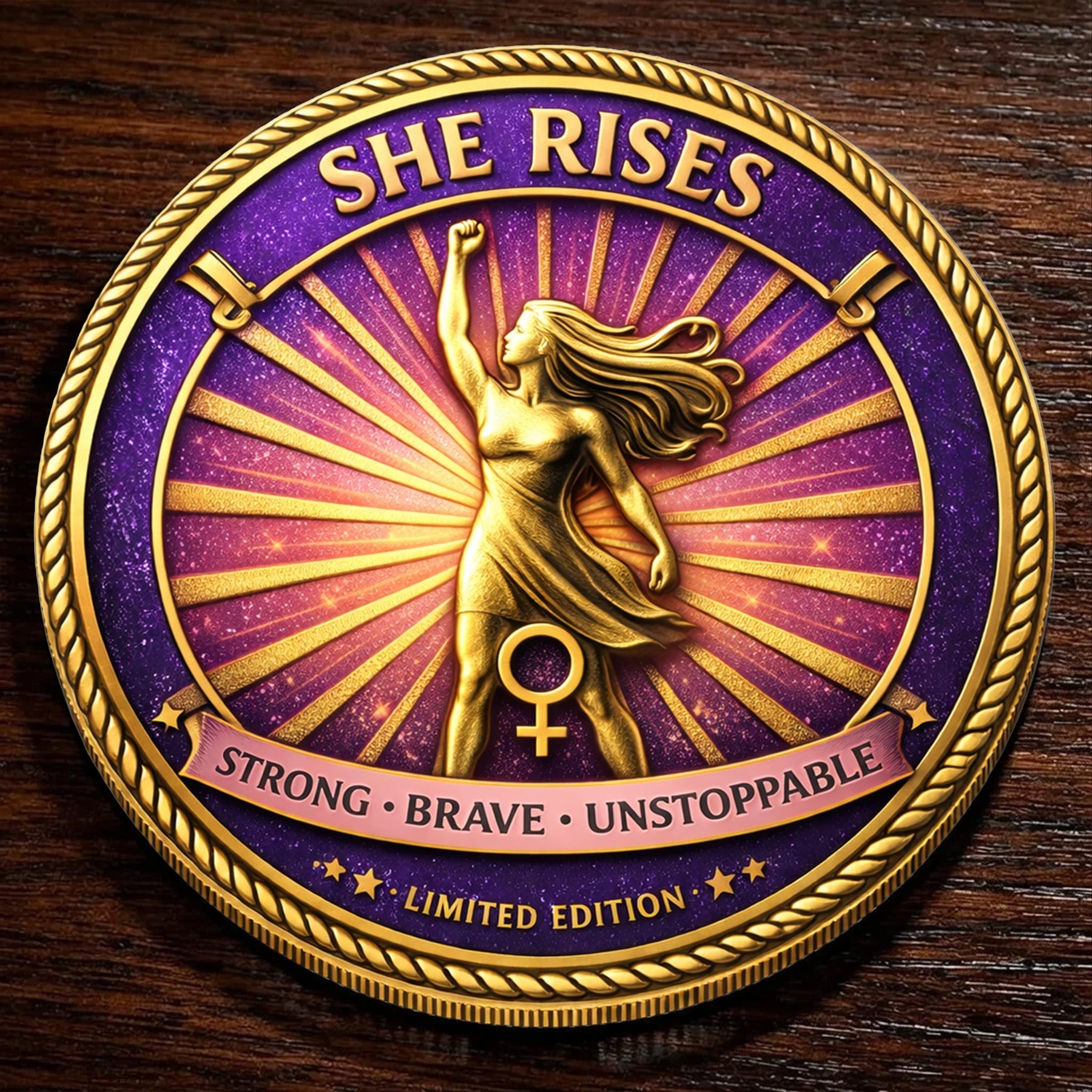 RadiantRise – Inspirational Women’s Legacy Collector Coin
