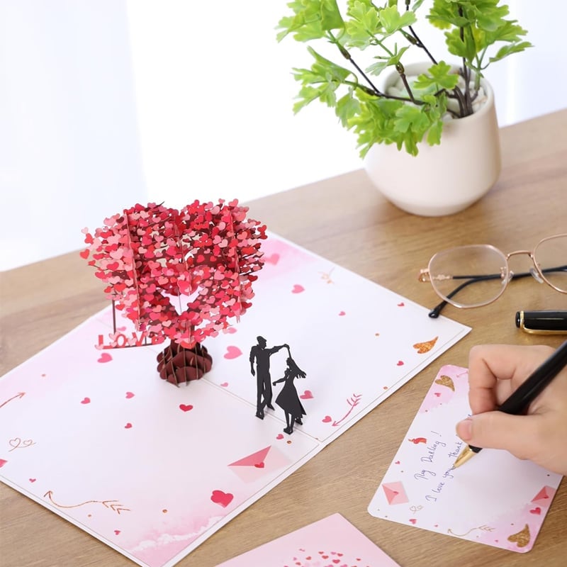 HeartTree – Romantic Surprise Pop-Up Card
