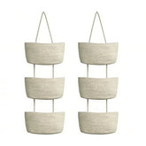 OrganizePro – Decorative 3-Tier Hanging Organizer Bag