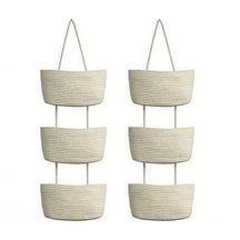 OrganizePro – Decorative 3-Tier Hanging Organizer Bag