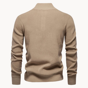 Ashton Button Mockneck Sweater | Lupi