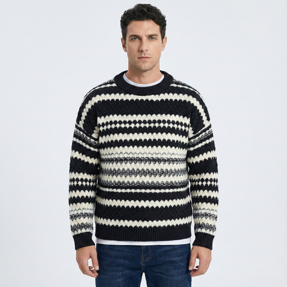 Dexter Crew Neck Sweater | Lupi