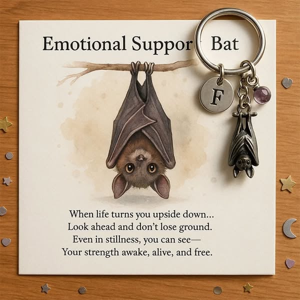 SoulWing – Motivational Bat Charm Keychain
