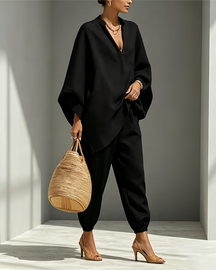 BelleVogue – Wide Leg Pants Set