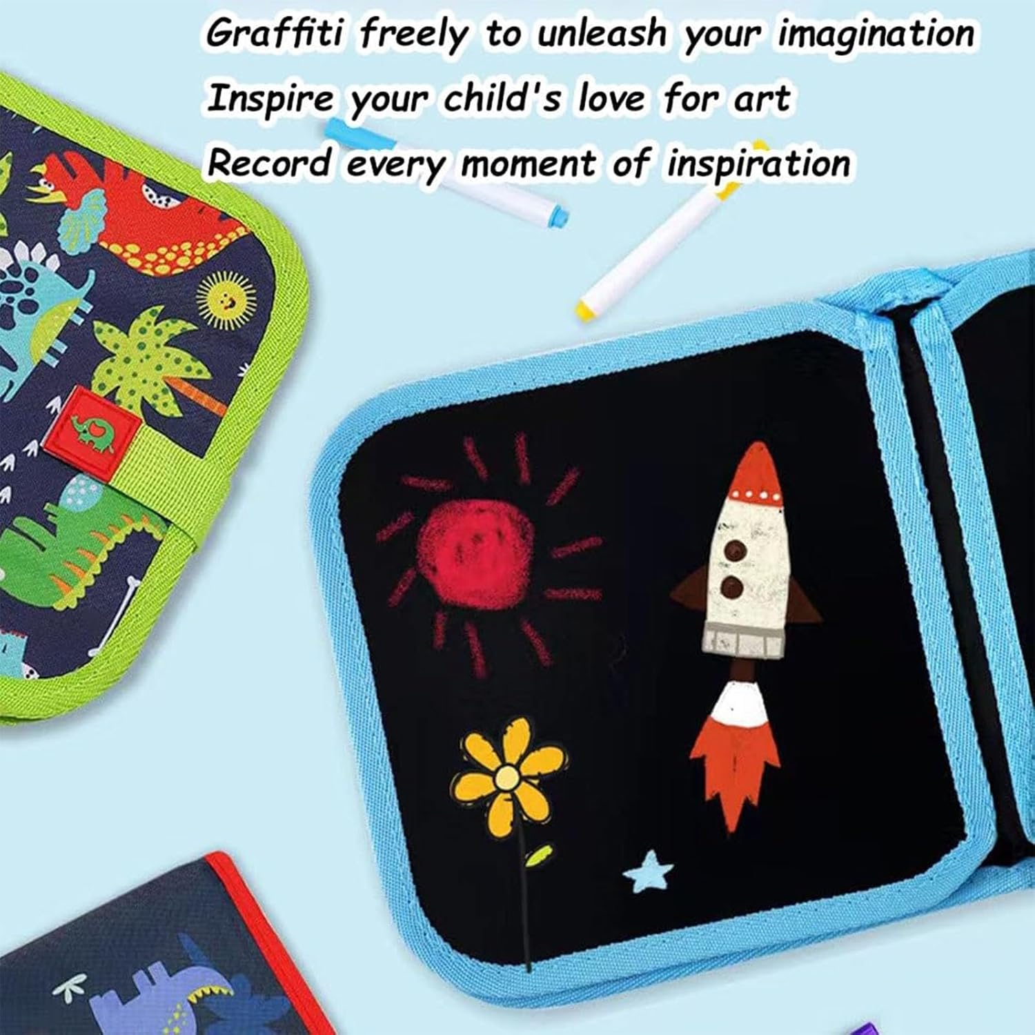 MagicDino Sketch Book – Water Reveal Activity Set