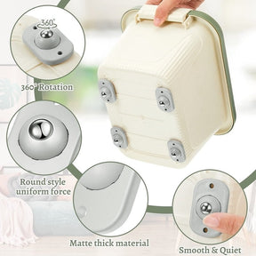 RollFix – Stainless Steel Adhesive Universal Wheel