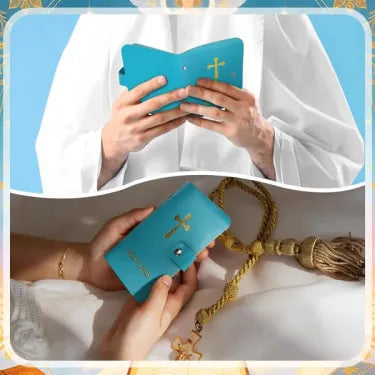 FaithKeeper – Genuine Leather Holy Card Holder