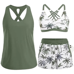 AquaGrace – Comfortable Modest Beach Swim Set